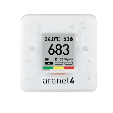 Capteur de CO2, température, humidité relative et pression atmosphérique :  Aranet 4