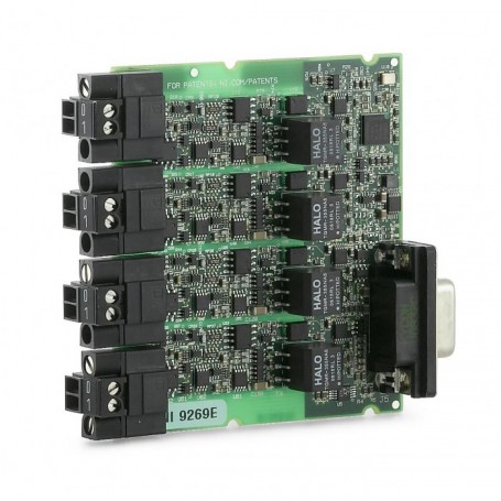 781120-01 : NI 9269E Module de sortie pour mesure de tension, 4 voies, ±10 V isolé entre les voies, Carte uniquement