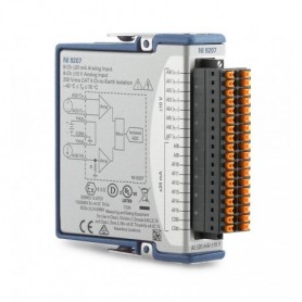 785040-01 : NI 9207 Module d’entrée analogique 500 éch./s, 16 voies courant/tension, 24 bits, borne à ressort