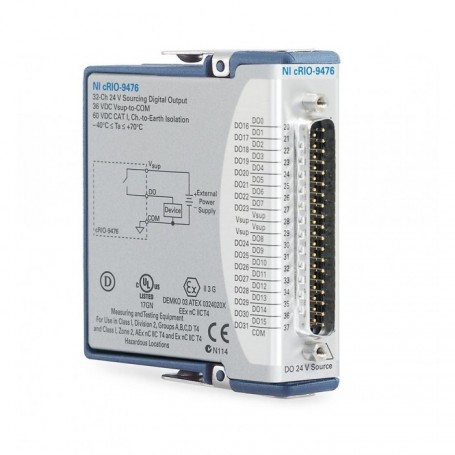 780175-01 : NI 9476 SORTIE NUMÉRIQUE À COURANT INJECTÉ 32 VOIES, 24 V, 500 US, avec revêtement conforme