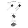 Régulateur de tension linéaire standard 100mA à 1,5A : LM78Lxx à LM79xx