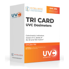 Dosimètre UVC 254 nm : TRI-CARD