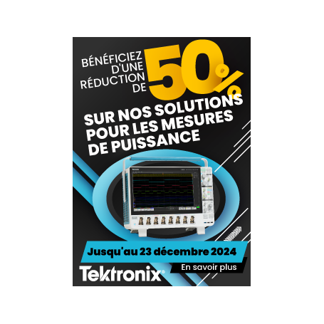 -50% sur nos solutions pour les mesures de puissance