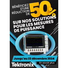 -50% sur nos solutions pour les mesures de puissance