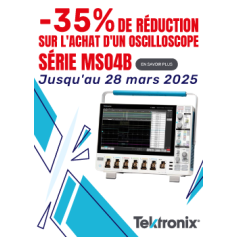 Bénéficiez de 35% de réduction pour l'achat d'un oscilloscope série MSO4B !