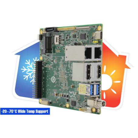 Carte de développement UP Squared Pro 7000 avec processeurs Intel Atom® x7000E/x7000RE