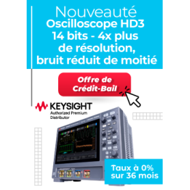 Offre de Crédit-Bail à Taux 0% sur Oscilloscope HD3 ADC 14 bits de Keysight