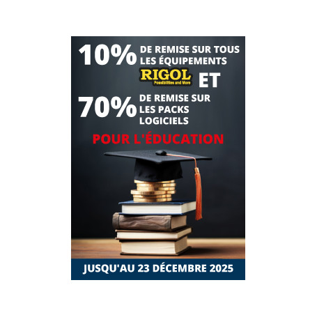 Jusqu'à 70% de remise pour l'éducation