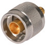 Adaptateur coaxial N - SMA, 50 Ohm, plug / jack (mâle / femelle) 33N-SMA-50-1/113N.