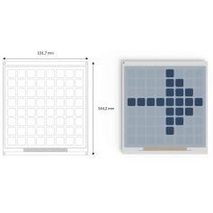 Afficheur Électrochromique à 7 segments avec interface I2C