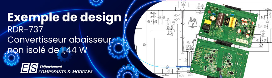 Exemple de Design : RDR-737 - Convertisseur abaisseur non isolé de 1,44 W utilisant le LinkSwitch-TN2 900 V