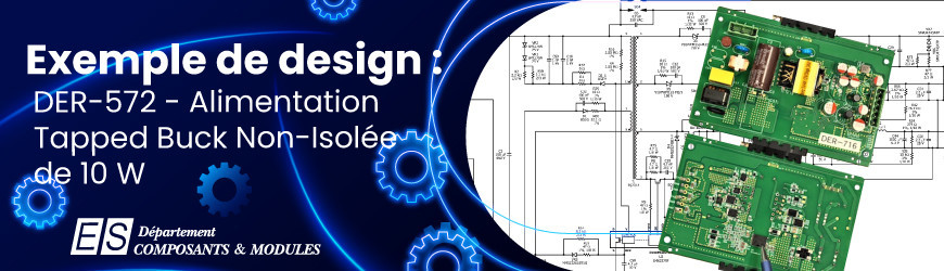 Exemple de Design : DER-572 - Alimentation Tapped Buck Non-Isolée de 10 W