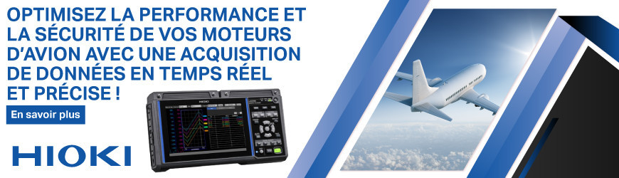 Optimisez la performance et la sécurité de vos moteurs d’avion avec une acquisition de données en temps réel et précise !