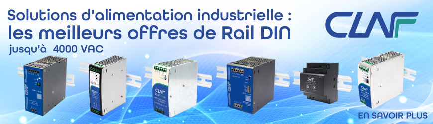 Les alimentations AC/DC sur rail DIN de qualité et à un prix compétitif avec Claf Power!