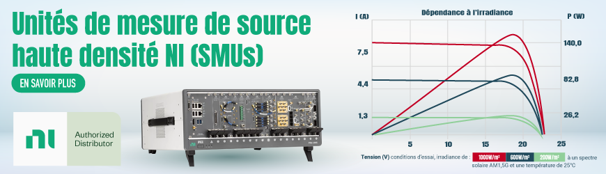 Pourquoi acheter son unité de mesure de source haute densité SMU chez NI ?