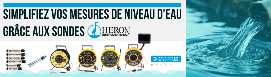 Simplifiez vos mesures de niveau d'eau grâce aux sondes HERON