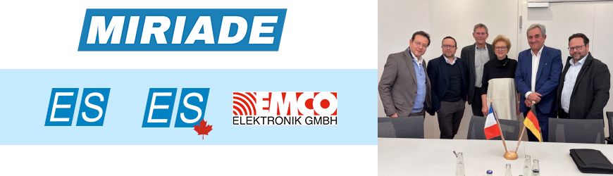 Acquisition d'EMCO Elektronik par MIRIADE, maison mère d'ES France