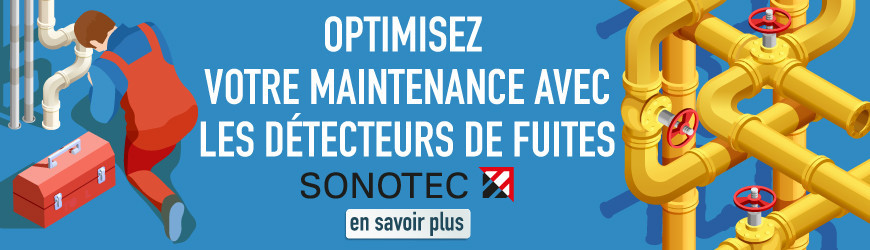 Détecteur de Fuite ultrasons de gaz et d'eau : Optimisez votre Maintenance avec SONOTEC