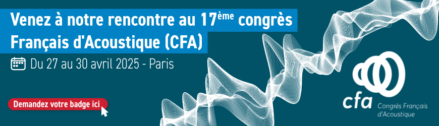 Congrès Français d'Acoustique (CFA)