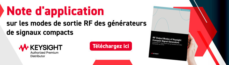 Note d'application sur les modes de sortie RF des générateurs de signaux compacts