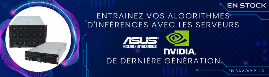 Serveurs IA Nvidia Asus en stock avec offre de financement à 0%