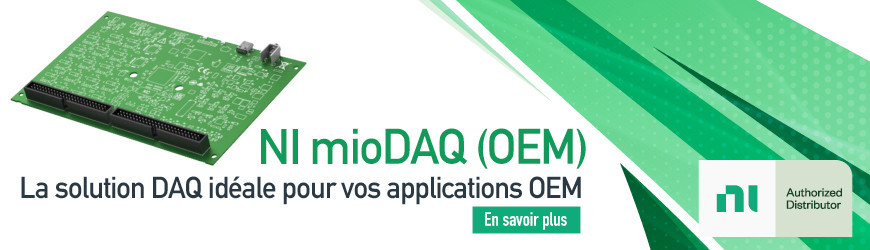 NI mioDAQ OEM - La solution idéale pour vos applications OEM